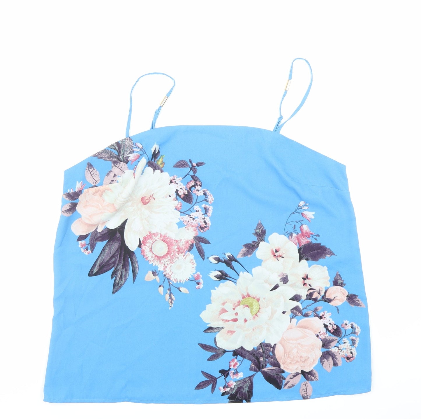 Womens UK Size 16 Oasis Blue Camisole Tank