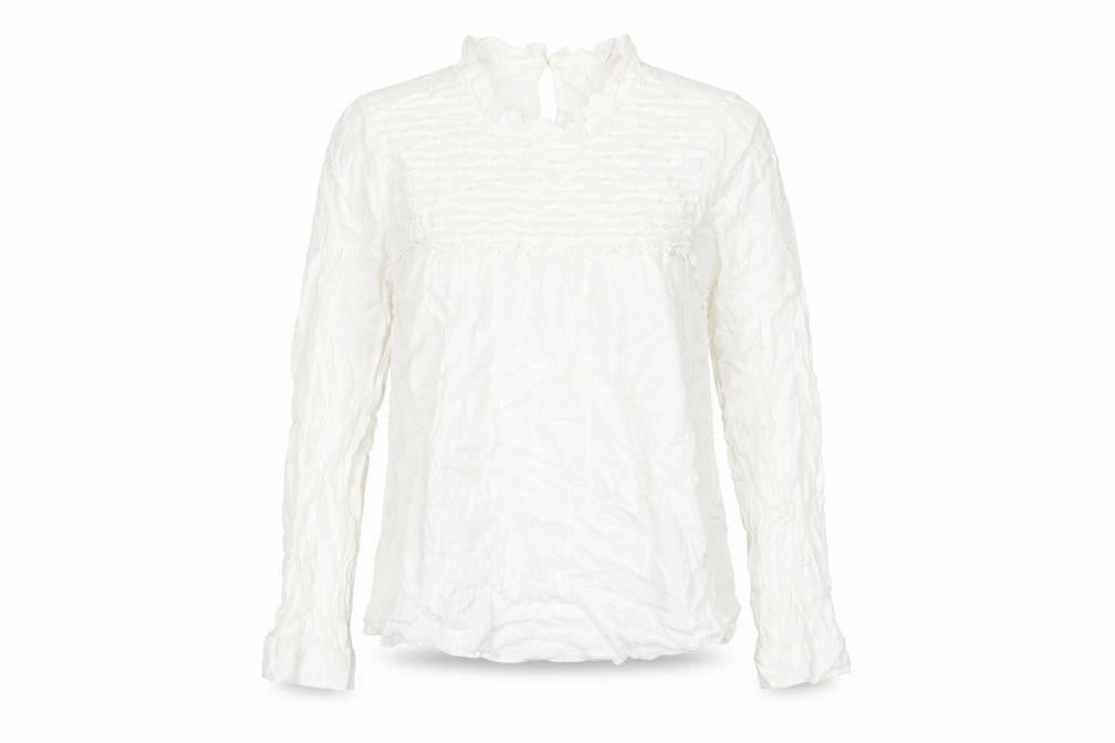Womens UK Size M Zara White Basic Blouse