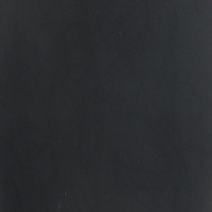 Boohoo Womens Black Viscose Bandage Skirt Size 6 - Elasticated Waist