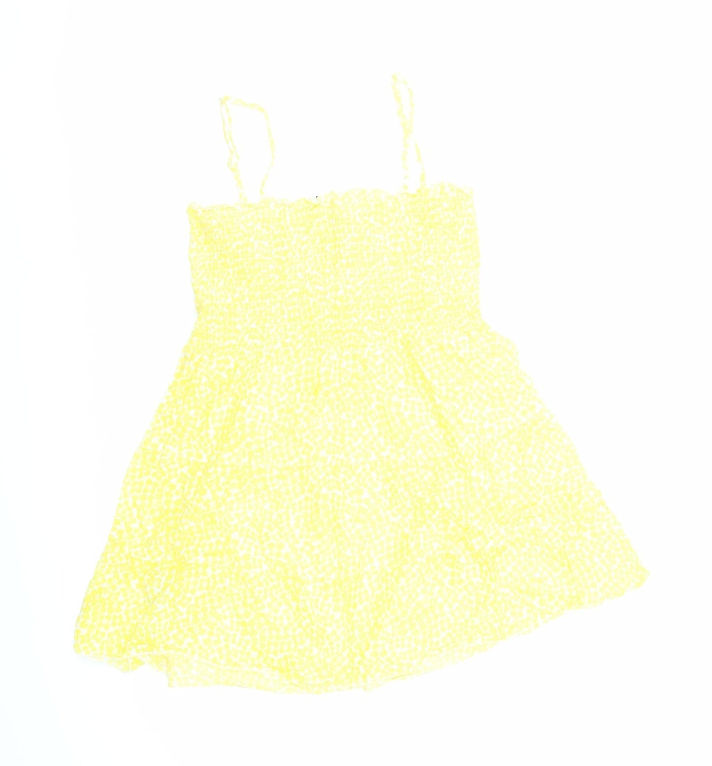 Womens UK Size 12 H&M Yellow Camisole Tank