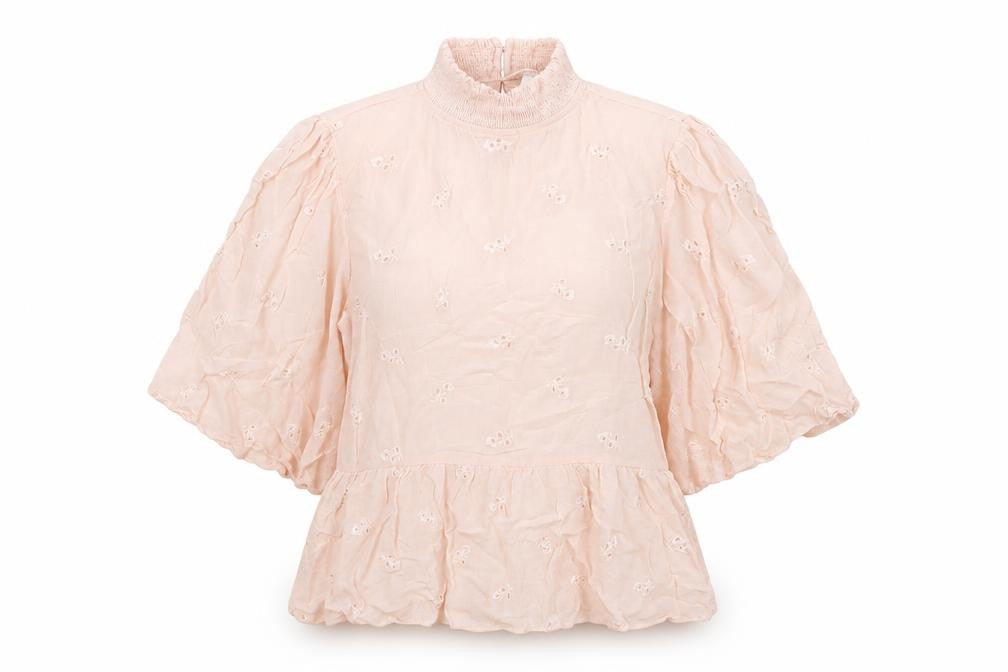 Womens UK Size M VILA Pink Basic Blouse