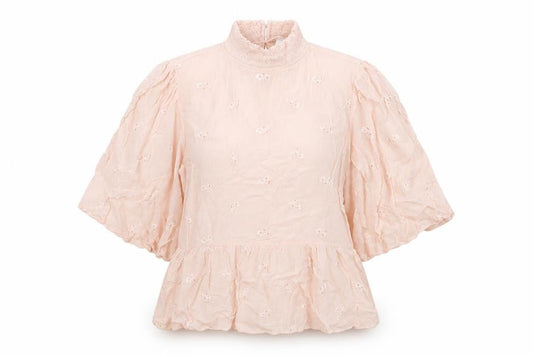 Womens UK Size M VILA Pink Basic Blouse