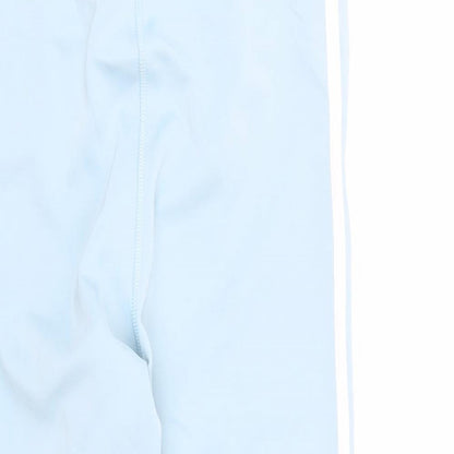 adid Womens Blue Polyester Capri Leggings Size S L20 in Regular