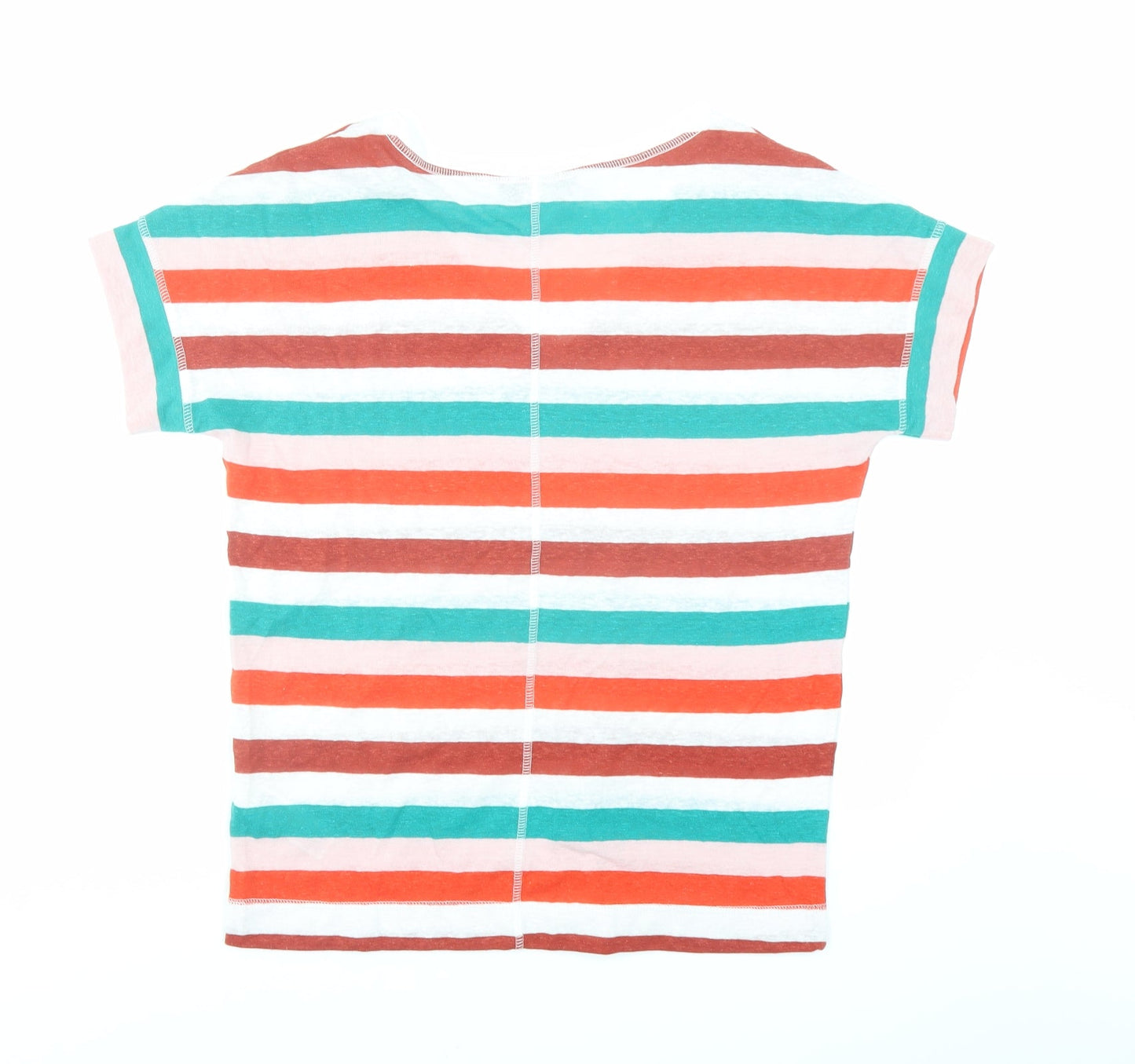 Womens UK Size 8 Marks and Spencer Multicoloured Basic T-Shirt
