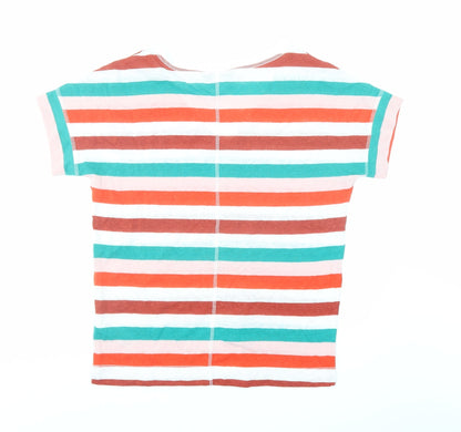 Womens UK Size 8 Marks and Spencer Multicoloured Basic T-Shirt
