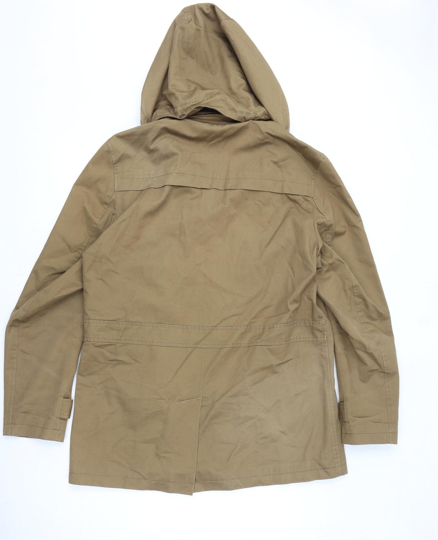 Mens UK Size L NEXT Brown Overcoat