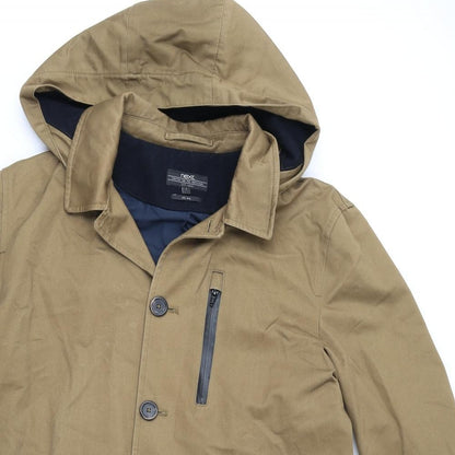 Mens UK Size L NEXT Brown Overcoat