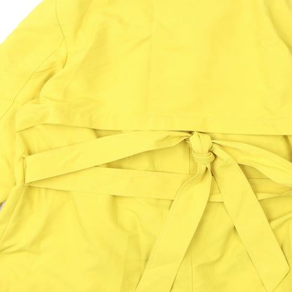 Womens UK Size 14 Marks and Spencer Yellow Overcoat