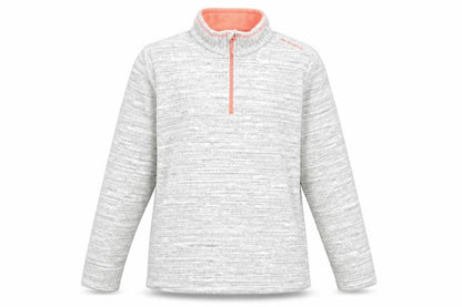 Decathlon Girls Grey Polyester Pullover Sweatshirt Size M Zip