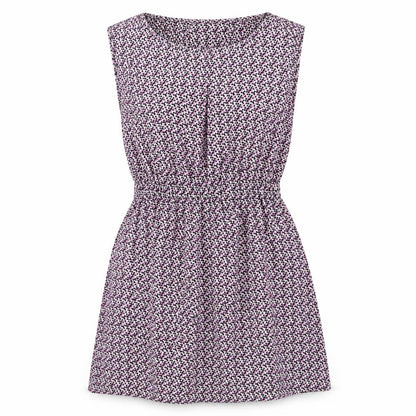 Mela London Womens Multicoloured Geometric Polyester A-Line Size 12 Round Neck Pullover