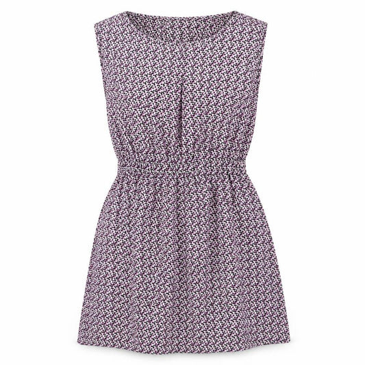 Mela London Womens Multicoloured Geometric Polyester A-Line Size 12 Round Neck Pullover