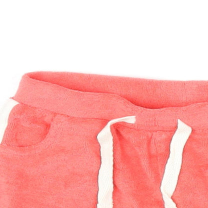 Marks and Spencer Girls Red Cotton Cropped Trousers Size 6-9 Months Pullover - Shorts, Harry Potter