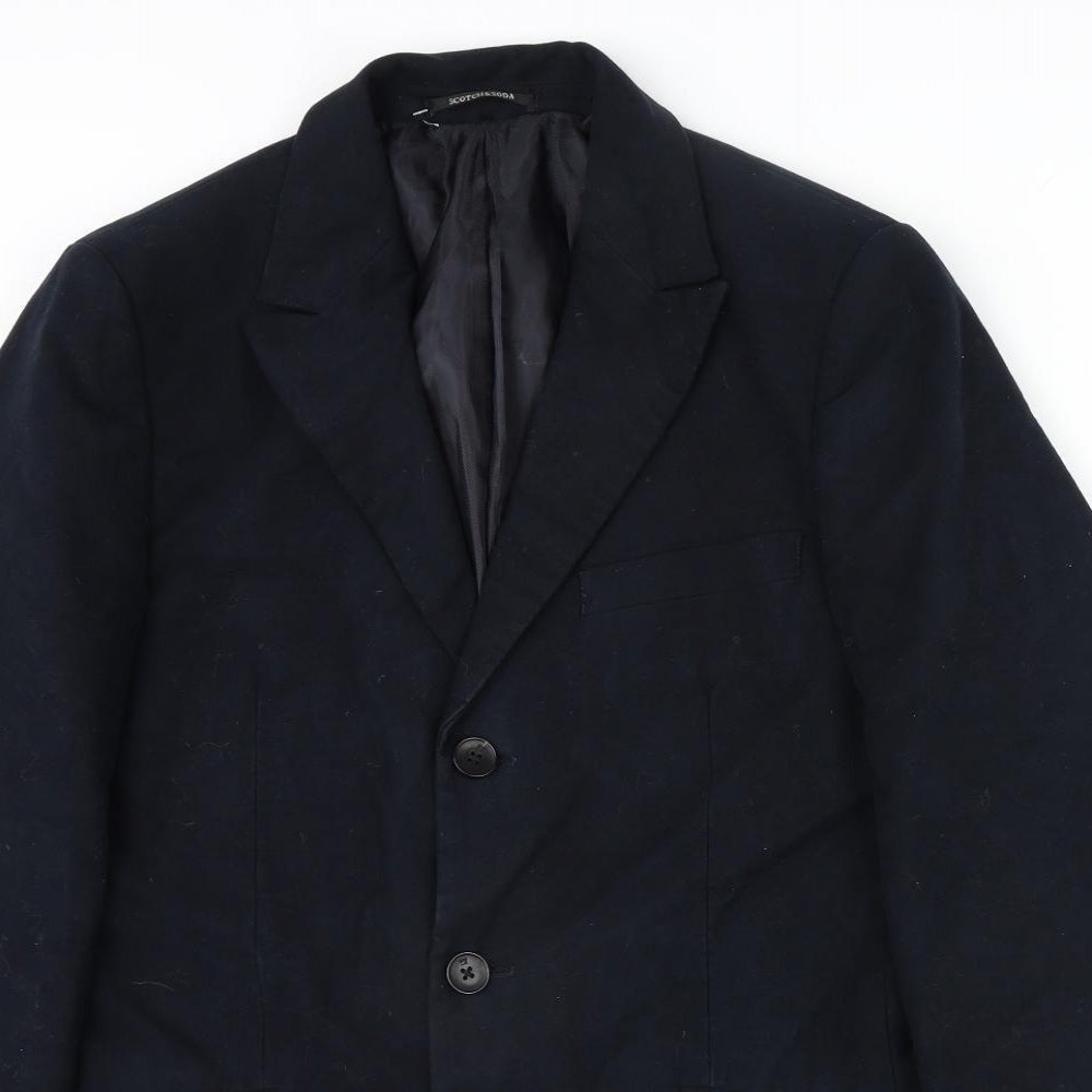 Mens UK Size L Scotch & Soda Blue Jacket