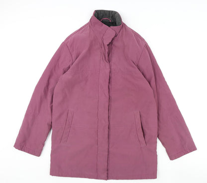 Steilmann Womens Pink Windbreaker Coat Size 10 Zip