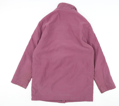 Steilmann Womens Pink Windbreaker Coat Size 10 Zip