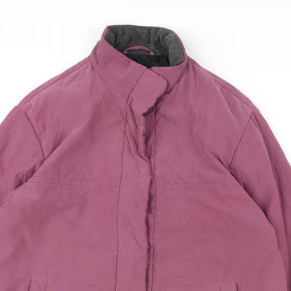 Steilmann Womens Pink Windbreaker Coat Size 10 Zip