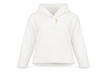 Womens UK Size 14 Cotton Traders White Pullover Sweatshirt