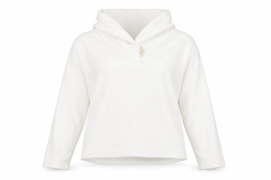 Womens UK Size 14 Cotton Traders White Pullover Sweatshirt