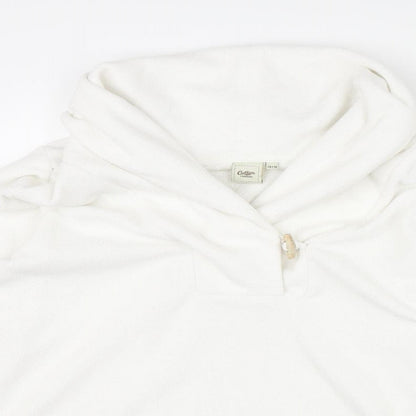 Cotton Traders Womens White Polyester Pullover Sweatshirt Size 14 Pullover - Size 14-16