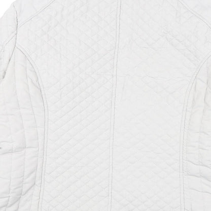 Autonomy Womens Grey Quilted Coat Size 14 Zip