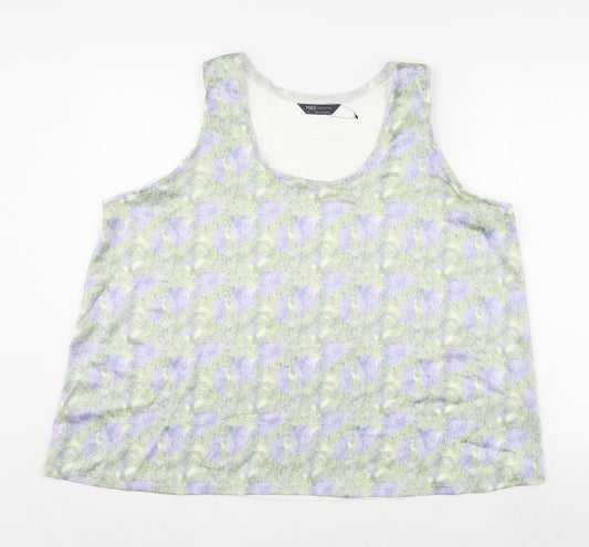 Womens UK Size 20 Marks and Spencer Multicoloured Basic Tank