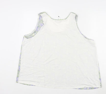 Womens UK Size 20 Marks and Spencer Multicoloured Basic Tank