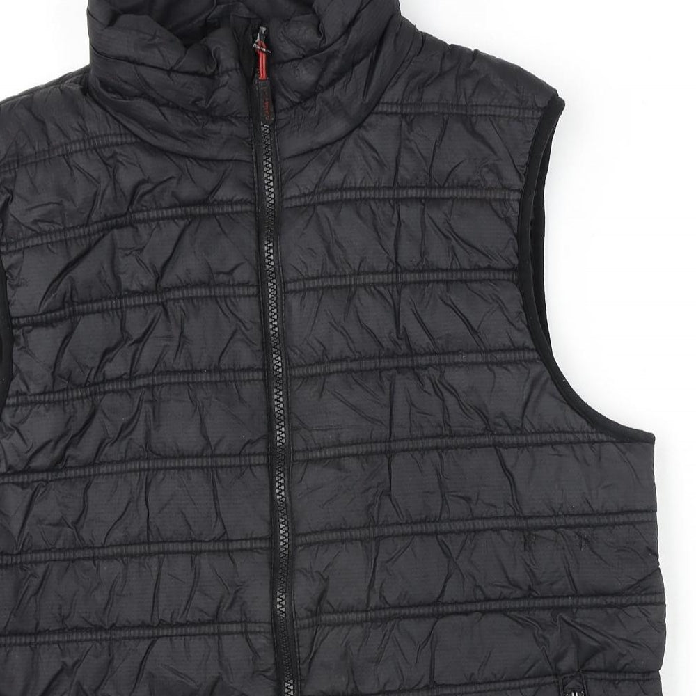 Mens UK Size S Castle Clothing Black Gilet