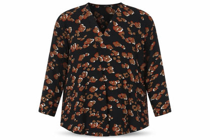 Womens UK Size 10 Boohoo Black Kimono Blouse