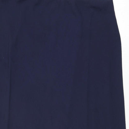 Ann Harvey Womens Blue Polyester Maxi Skirt Size 41 in