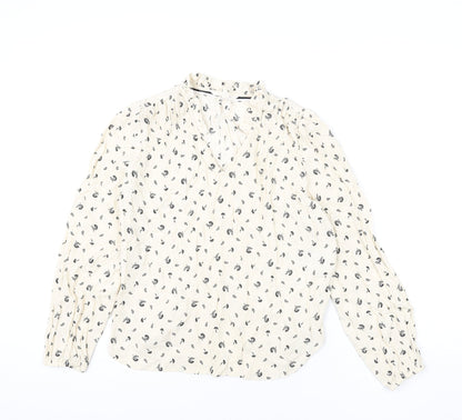 Womens UK Size 8 Per Una Ivory Basic Blouse