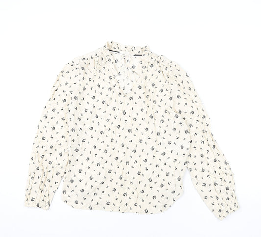 Womens UK Size 8 Per Una Ivory Basic Blouse