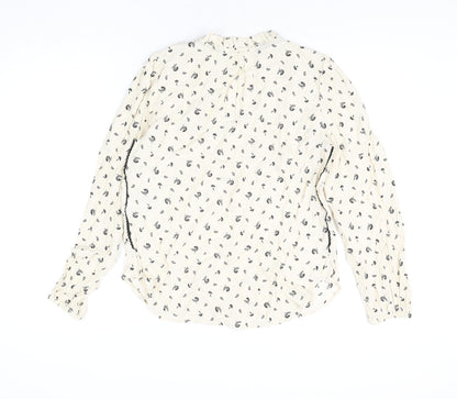Womens UK Size 8 Per Una Ivory Basic Blouse