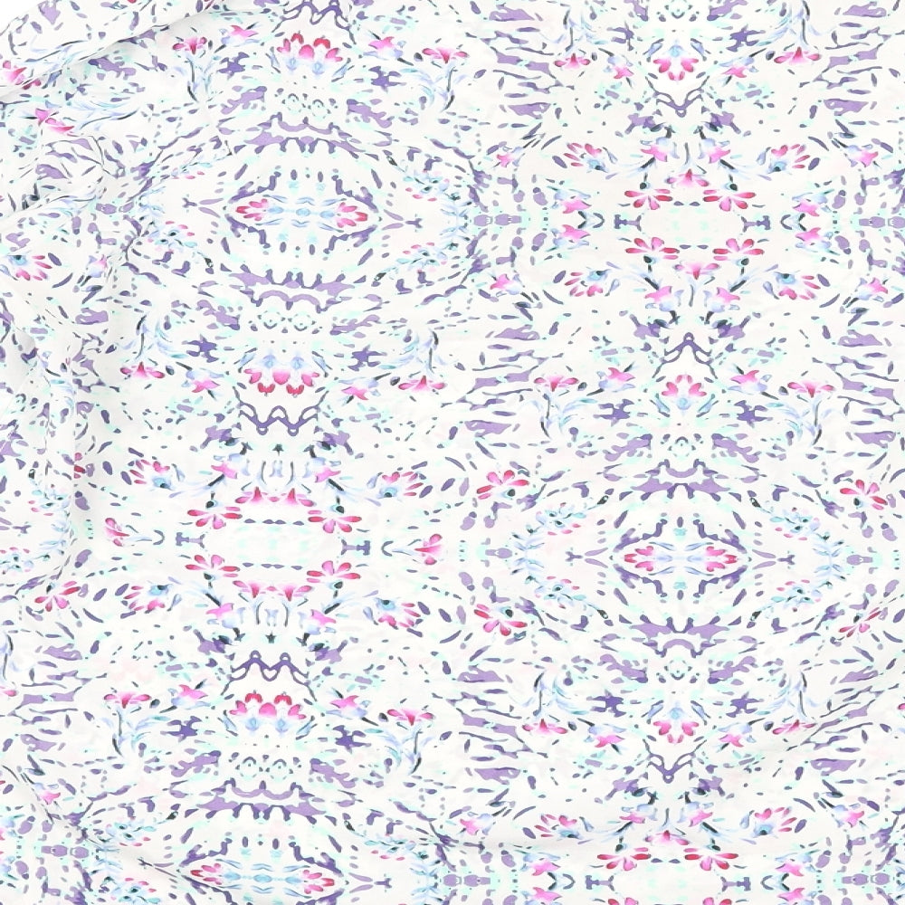 Womens UK Size 12 Classic Multicoloured Basic Blouse