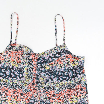 Womens UK Size 10 Oasis Multicoloured Camisole Blouse