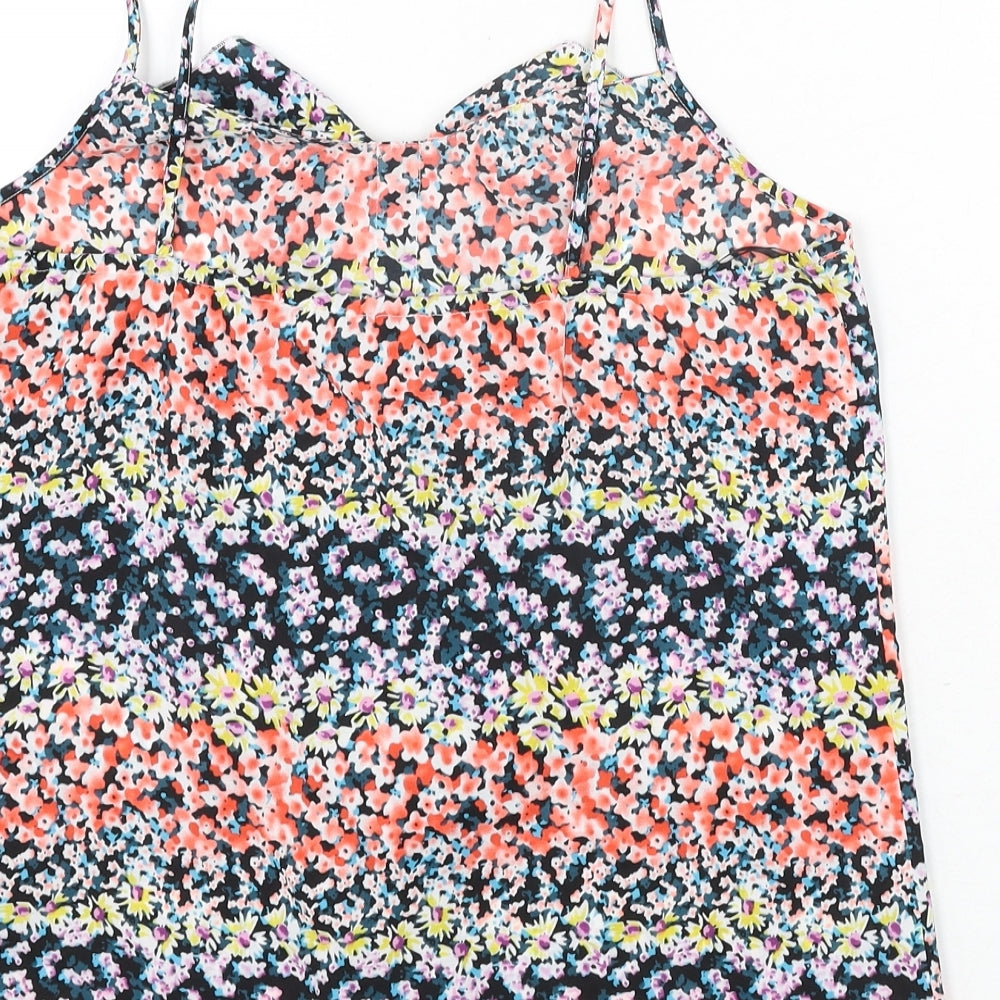 Womens UK Size 10 Oasis Multicoloured Camisole Blouse