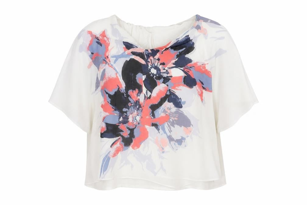 Womens UK Size 10 Roman White Basic Blouse