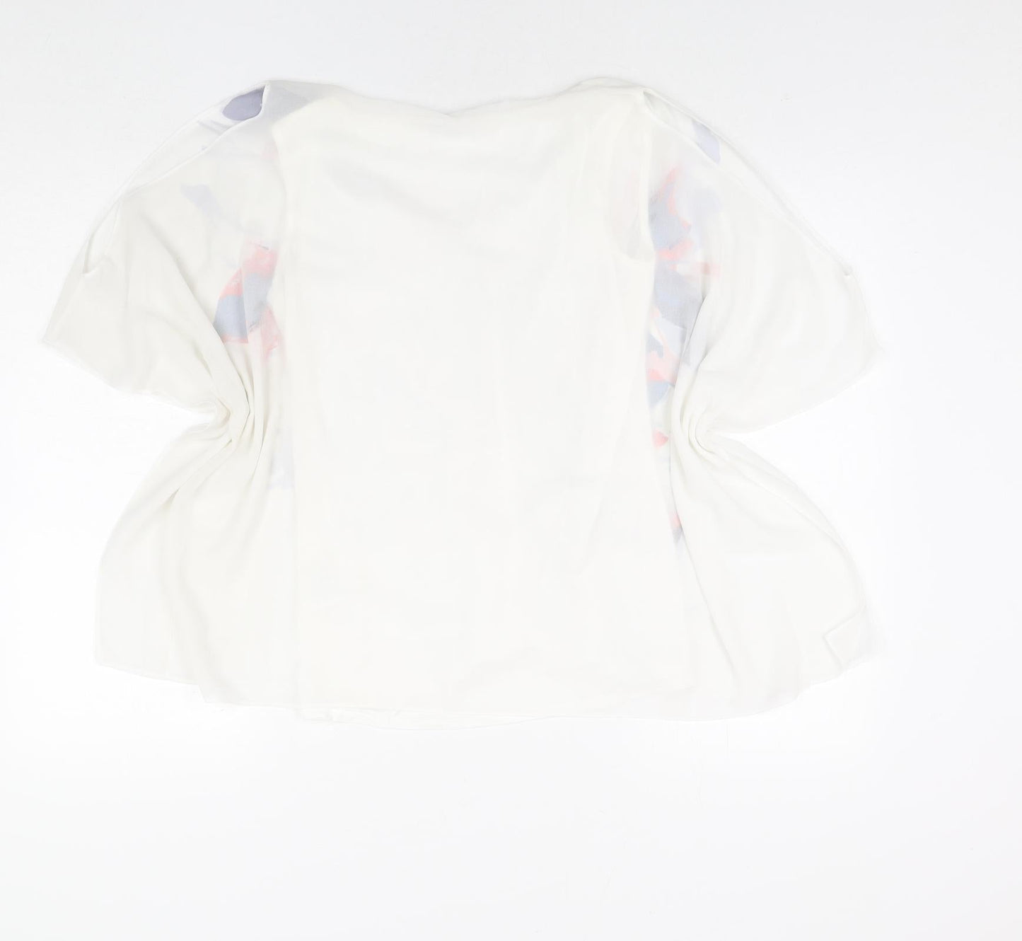 Womens UK Size 10 Roman White Basic Blouse