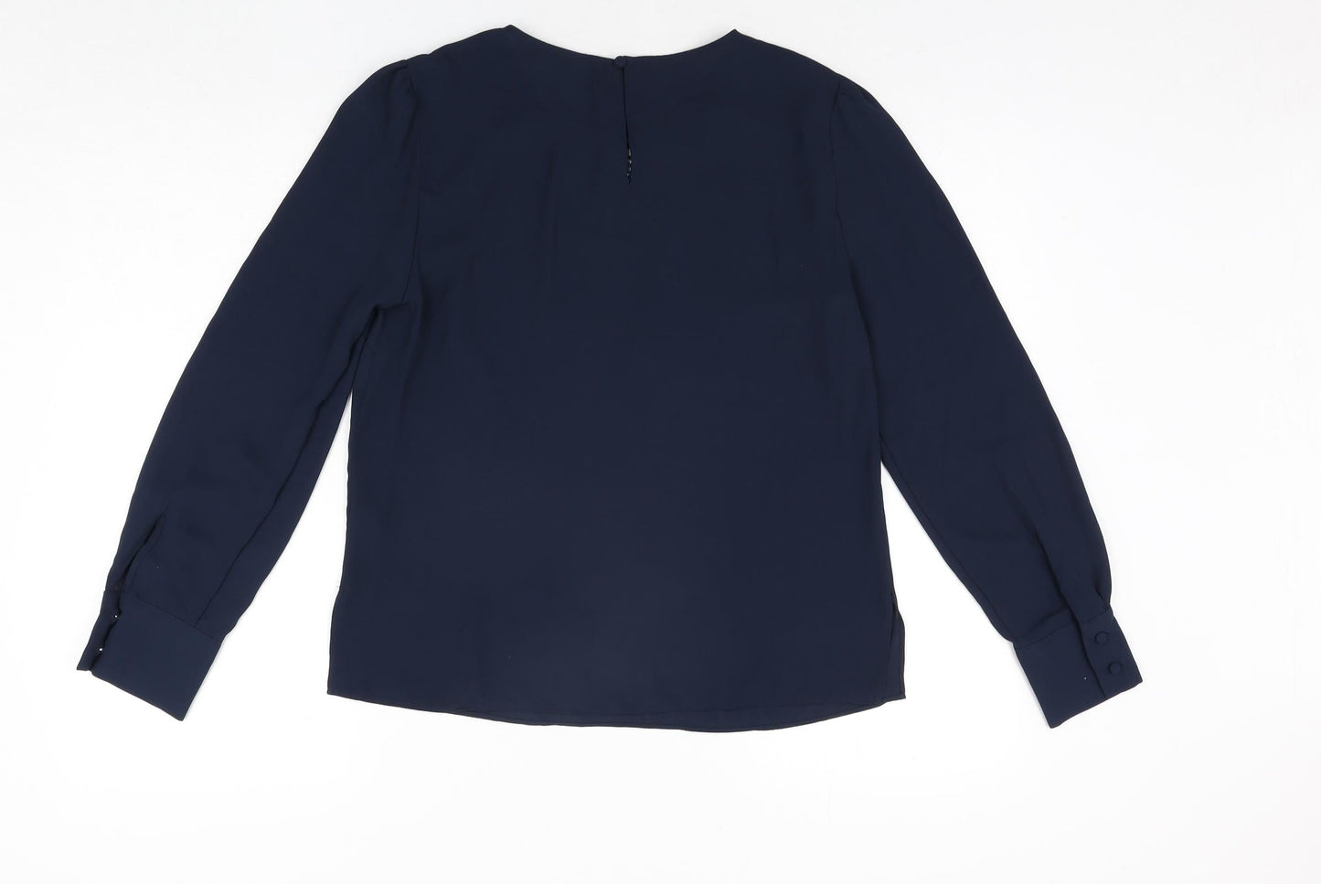 Womens UK Size 8 Marks and Spencer Blue Basic Blouse