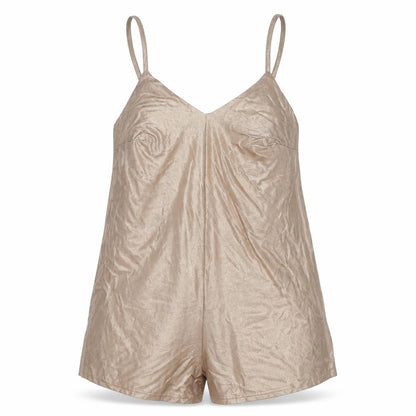 Womens UK Size S Glamorous One-Piece Gold Romper