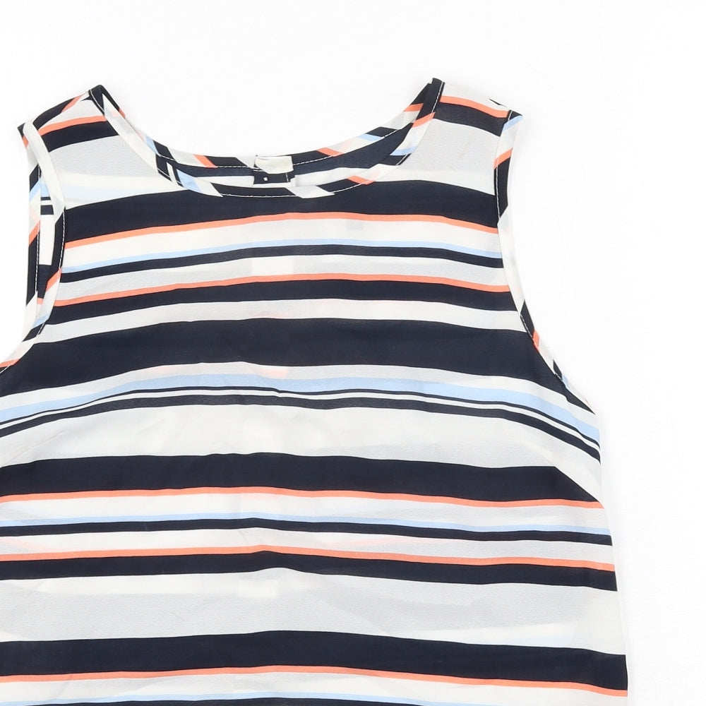 Womens UK Size 8 New Look Multicoloured Camisole Blouse