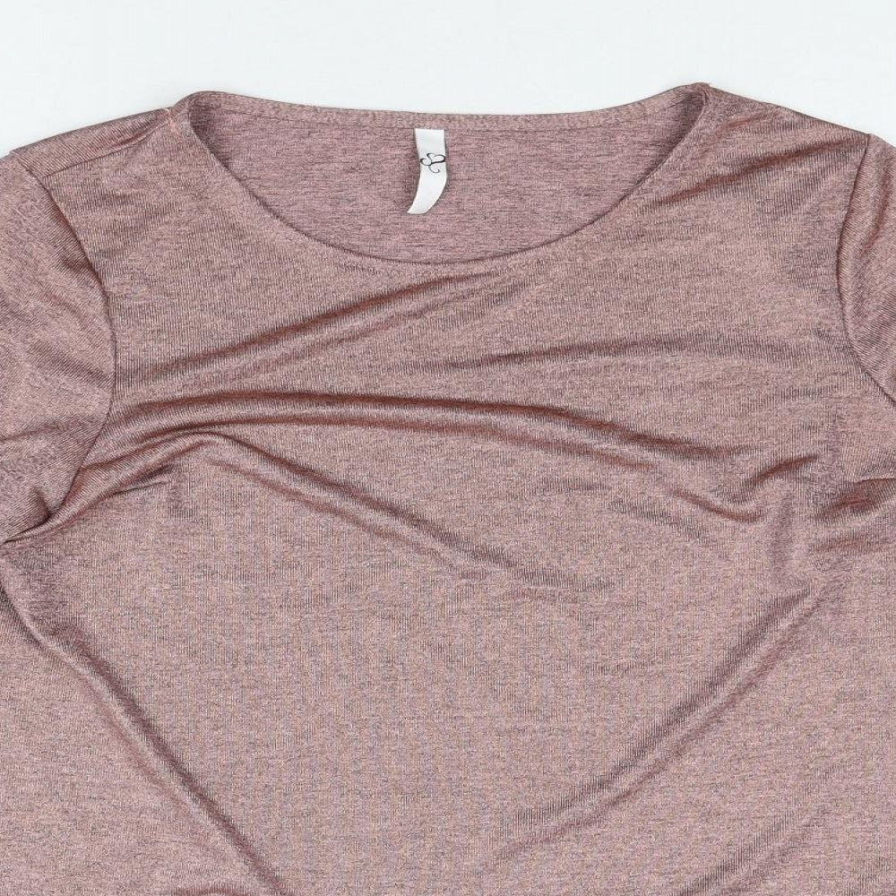 Womens UK Size 14 Arcadia Pink Basic Blouse