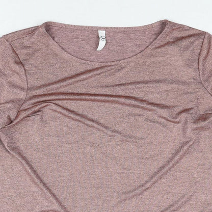 Womens UK Size 14 Arcadia Pink Basic Blouse