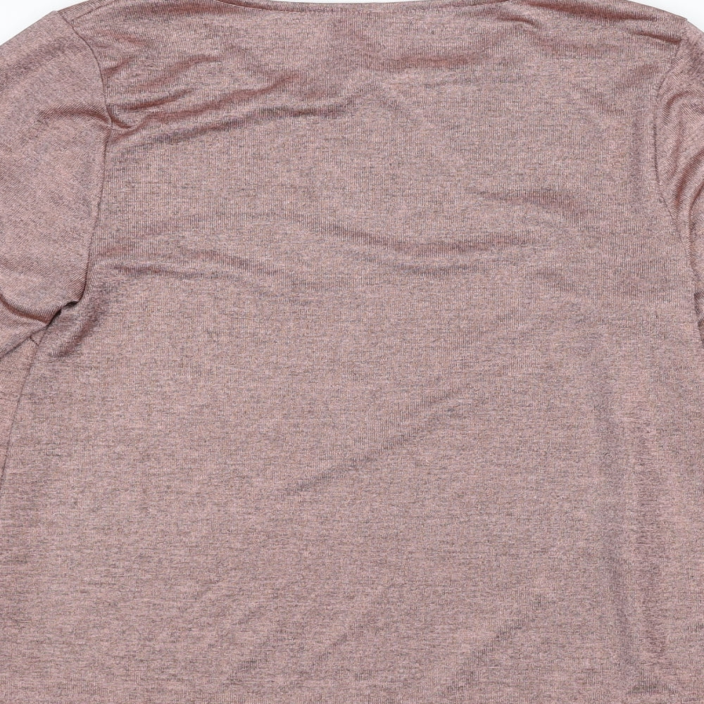Womens UK Size 14 Arcadia Pink Basic Blouse