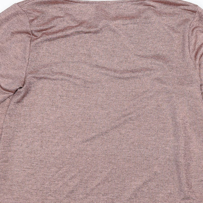 Womens UK Size 14 Arcadia Pink Basic Blouse