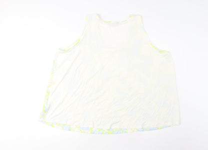 Womens UK Size 24 Marks and Spencer Multicoloured Basic Tank