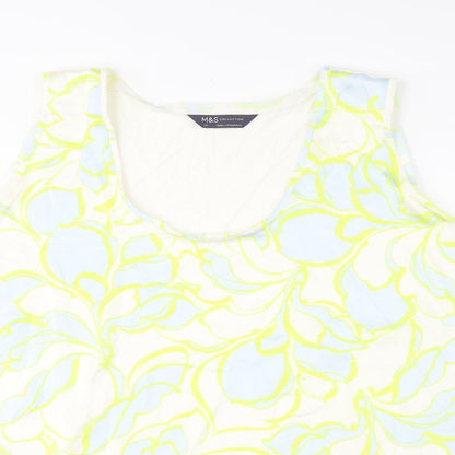 Womens UK Size 24 Marks and Spencer Multicoloured Basic Tank