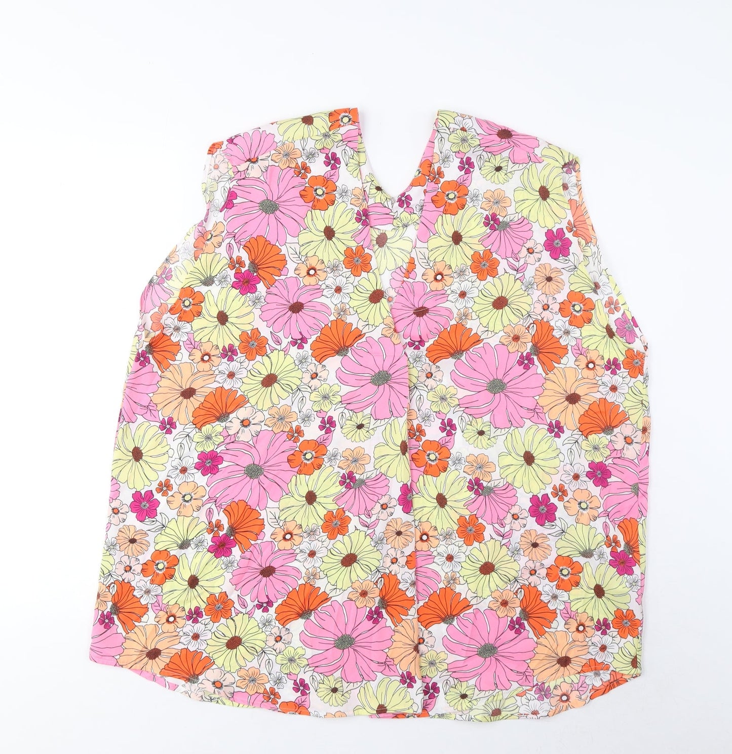 Womens UK Size 20 Marks and Spencer Multicoloured Basic Tank