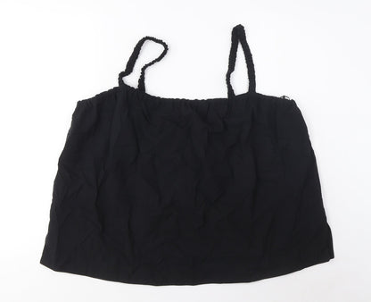 Womens UK Size 20 Marks and Spencer Black Camisole Tank