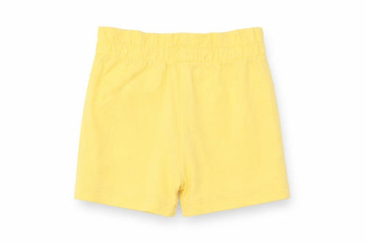 Marks and Spencer Girls Yellow Cotton Cropped Trousers Size 3-6 Months Pullover - Lemon