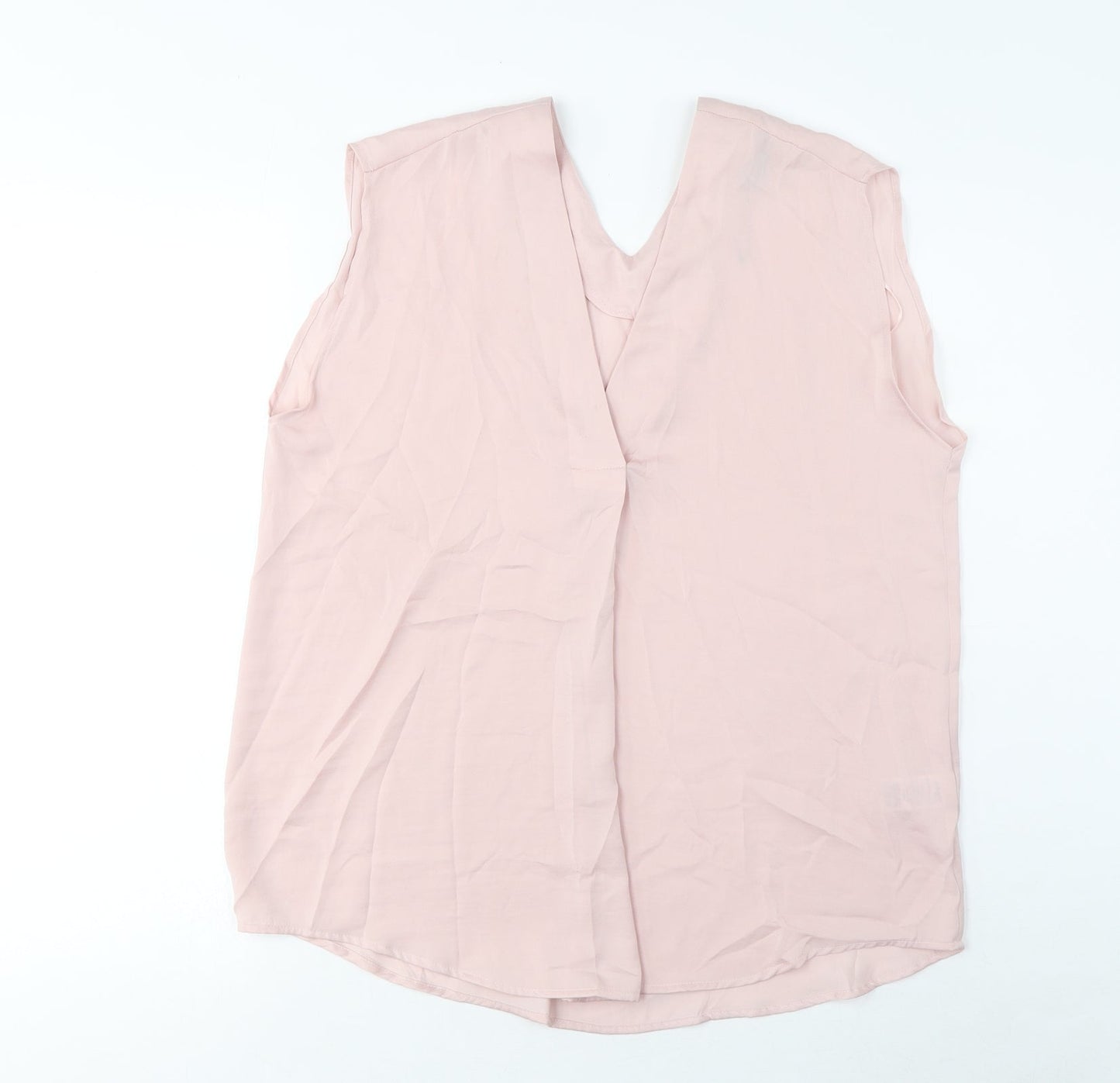 Womens UK Size 12 Marks and Spencer Pink Basic Tank